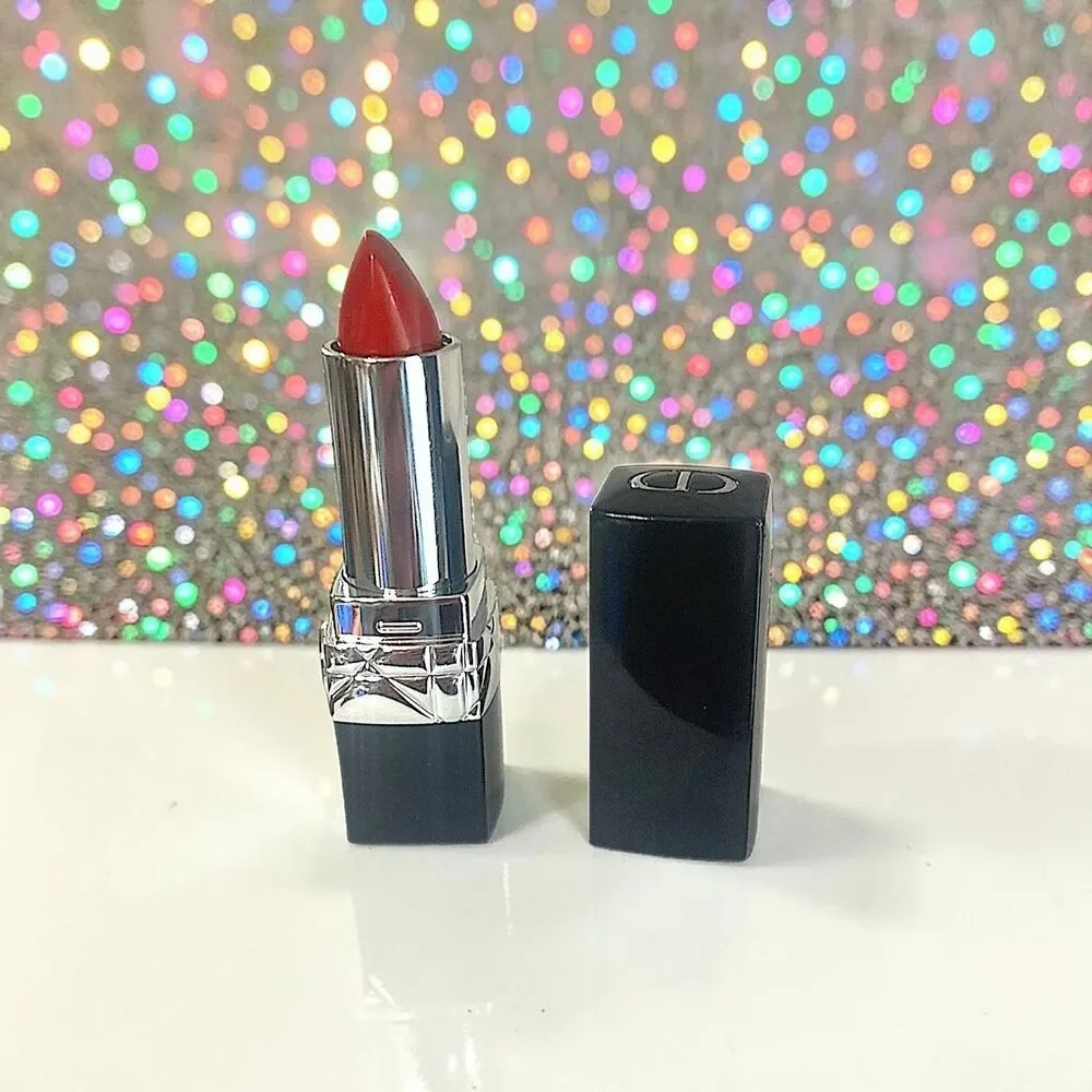 CHRISTIAN DIOR ROUGE DIOR SATIN LIP BALM In Shade 999 0.12 OZ New without box